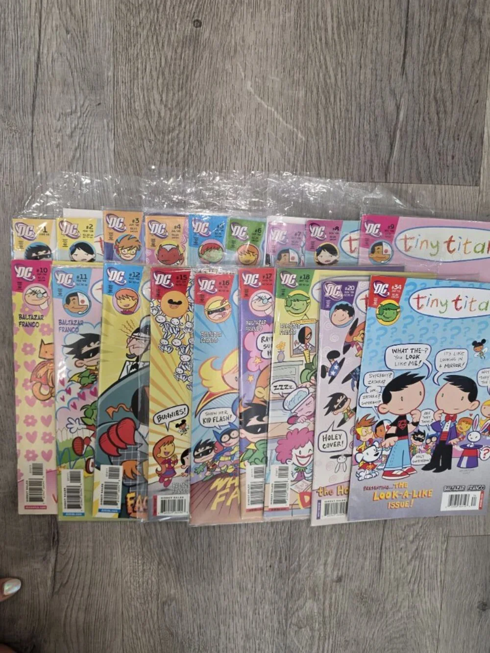 Tiny Titans Comic Book Lot Of 18 DC Comics Art Baltazar & Franco Issues